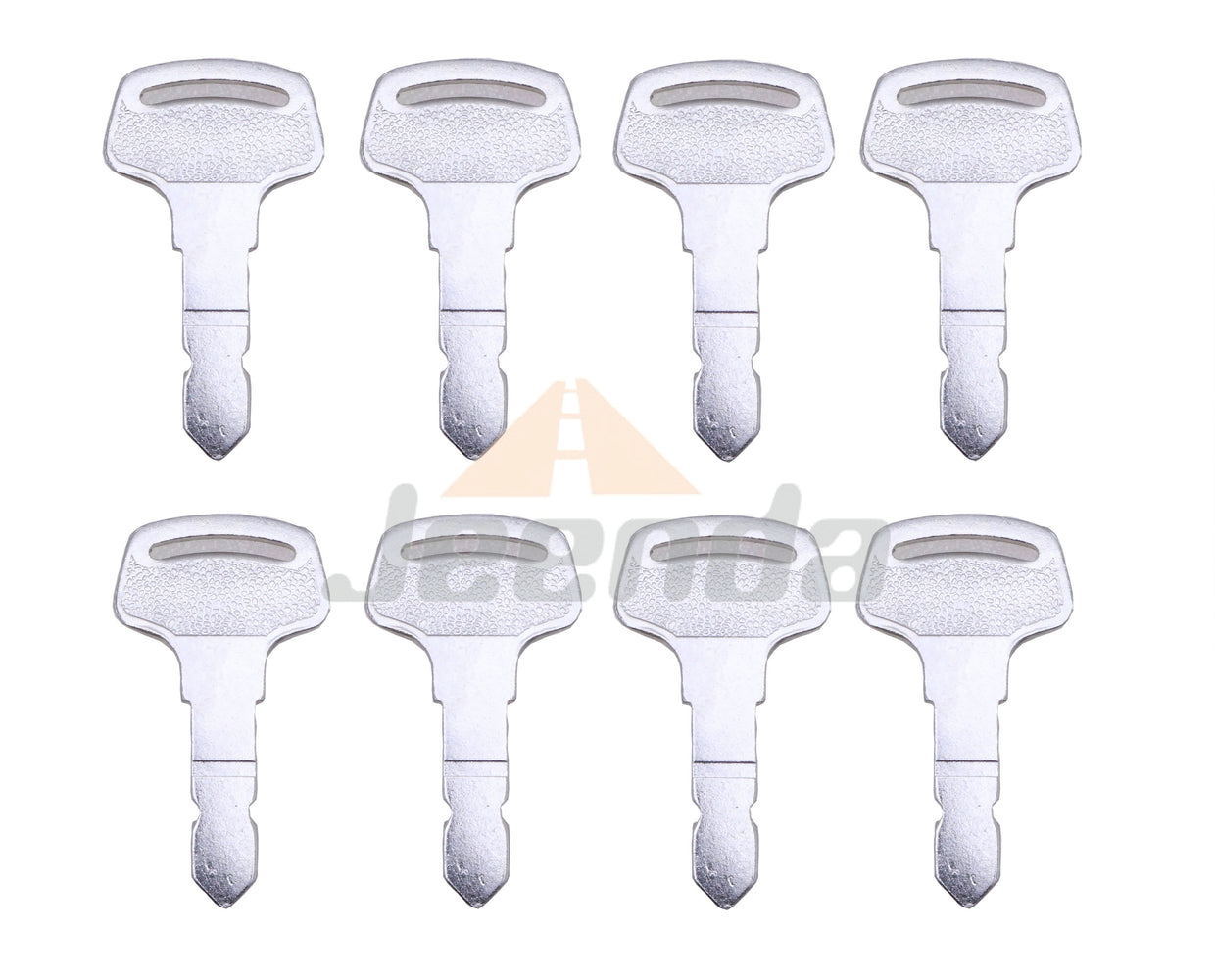 JEENDA 8PCS Ignition Key 15248-63700 compatible with Kubota B Series Tractor GL11000 lowboy II Generator Case New Holland T1010 T1030 T2410 T1510 TC21DA TZ22DA