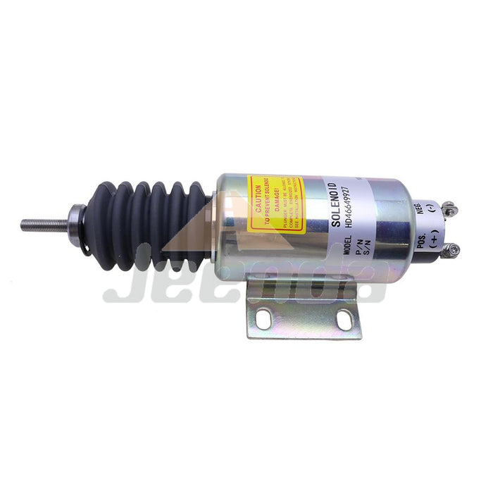 Free Shipping Diesel Stop Solenoid 2300-1503 SA-4641 2370-12E2U1B2A 7750000104 with 3 Terminals for Woodward 2370 Series