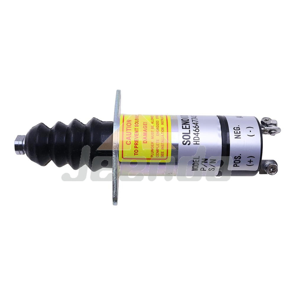 Diesel Stop Solenoid 1500-2149 1502-12A6U1B2S1A 12V with 3 Terminals for Woodward 1500 Series