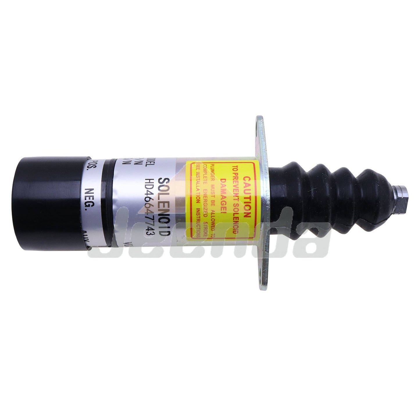 Diesel Stop Solenoid 1500-2149 1502-12A6U1B2S1A 12V with 3 Terminals for Woodward 1500 Series