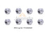 FBA Shipping 8PCS Rim Lug Nut 6564669 AK-6564669 for Bobcat 444M 500 520 530 533 540 542 543 553 600 610 611 620 630 631 632 641 642 643 645 653 700 720 721 722 730 731 732 741 742 743 751 753 763 773 825 843 853