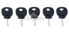 JEENDA Ignition Keys 14707 5755124 8035807 for Bobcat New Holland Industrial JCB Bomag Hamm Roller Compaction Dynapac Terex Vibromax Volvo Ford Moxy 85804675 05755125