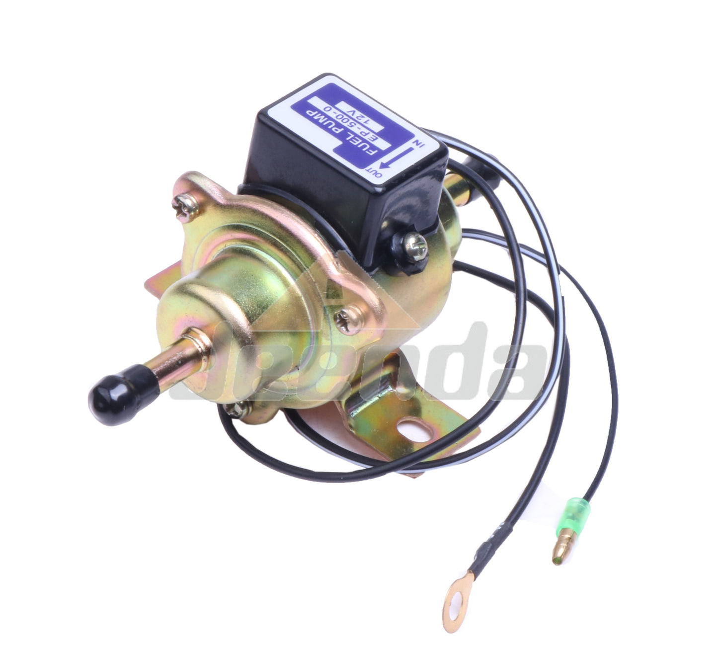 JEENDA Electric Fuel Pump 12V EG601-52030 for Kubota KH61 KH66 KH90 KH91 KX101 KX151 KX41H KX71 R310 R310BH R400B R410 R410B R510 R510B