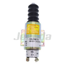 JEENDA Diesel Stop Solenoid SA-3069 2001-12E6U1B2A with 3 Terminals 12V for Woodward 2000 Series