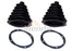 JEENDA 2PCS Rubber Boot Steering Arm 6532127 compatible with Bobcat 753 763 773 7753 843 853 863 864 873 883 943 520 530 533 540 542 730 731 741