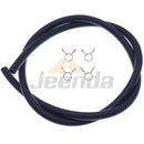 JEENDA 91424-Z4F-801 3-Feet Fuel Line Hose with 4 Clamps compatible with Honda GX390 GX110 GX120 GX140 GX160 GX200 Engine EG2500X Generator Parts