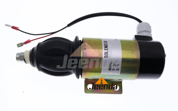 JEENDA Stop Solenoid 872826 1827650 12Vdc for Volvo Penta TAMD61A TAMD70E TAMD70D AQD70D Perkins 2006 3008 3012 Series