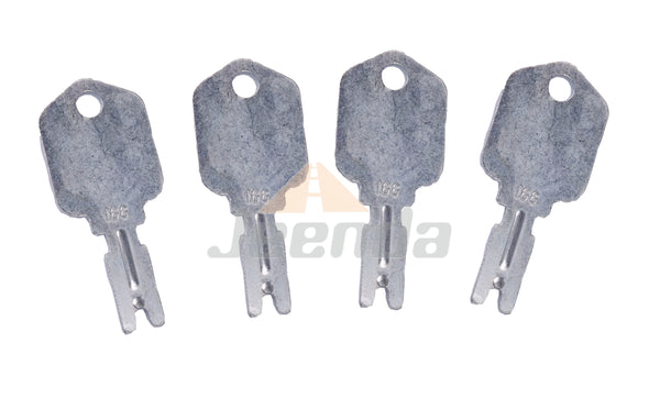 Jeenda 4PCS Ilco 1430 Forklift Key for Clark Yale Hyster Komatsu Gradall Gehl Crown 166 Hyster