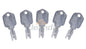 JEENDA 5PCS Forklift Ignition Key 166 Compatible with Generic Clark Yale Hyster Komatsu Gradall Gehl Crown Cat Daewoo 186304 6T-2663 KM31166P 1430 Hyster Forklift Keys