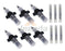 Free Shipping New 6PCS Fuel Injector 0445120238 0986435505 For 04-09 Dodge Ram Cummins 325-45SAC 5.9L Diesel Engine
