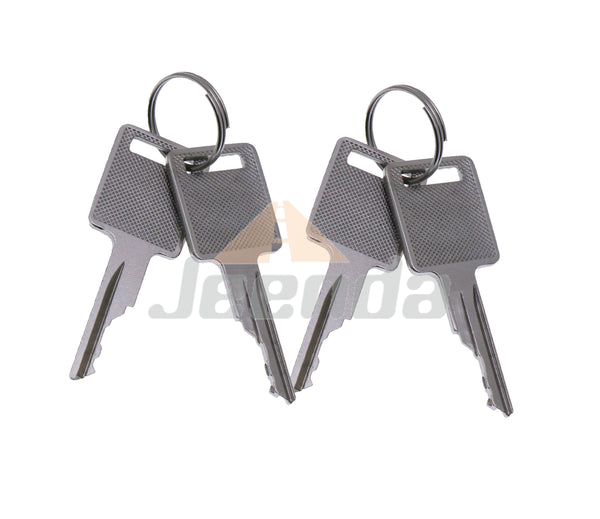 JEENDA 4PCS Ignition Keys 6693241 6693241 compatible with Bobcat Skid Steer Loader Excavator Tractor Toolcat 751 753 763 773 863 873 883 963 S590 S220 S250 S300 S330 A220 A300 S100 S130 S150 S160 S175 S185 S205