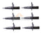JEENDA 6 PCS Fuel Injector 127-8216 1278216 for Caterpillar CAT Engine 320B 320B L 320B N 320B S 322B 322B L 322B LN 322C 325B 325B 3114 3116 613C 613C II 446B 446D