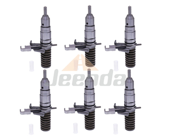 JEENDA 6 PCS Fuel Injector 107-7732 1077732 for Caterpillar CAT Engine 320B 320B L 320B N 320B S 322B 322B L 322B LN 322C 325B 325B 3114 3116 613C 613C II 446B 446D