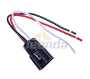 JEENDA Full Shut off Stop Solenoid AM124382 with 3 Wire 12V for John Deere Mower F925 F935 F1145 3375 375 675 655 755 855 955