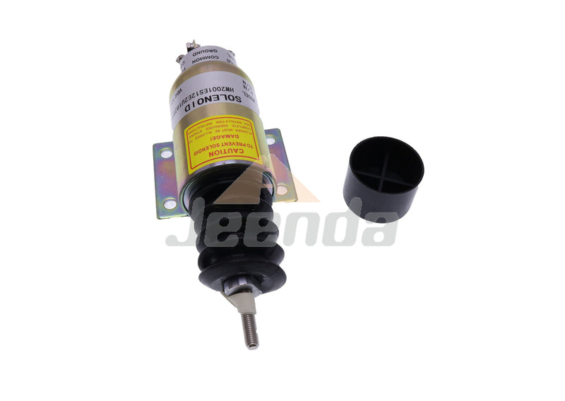Diesel Stop Solenoid SA-3352 2001ES-12E2U1B2 12V with 3 Terminals for Woodward 2000 Series