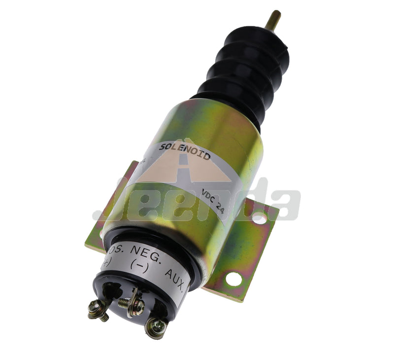 JEENDA Diesel Stop Solenoid SA-3091 2001-24E2U1B1A 3 Terminals for Woodward 24V