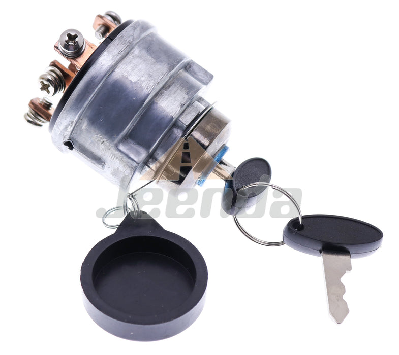 JEENDA Ignition Switch 67800-55160 6780055160 6671155130 with 2 PCS Keys 5 Terminals for Kubota Compact Tractor B4200 B5100 B5200 B20 B8200 B9200 B20 B6100 B9200HST B8200DP B8200HST 66711-55130 6671155130