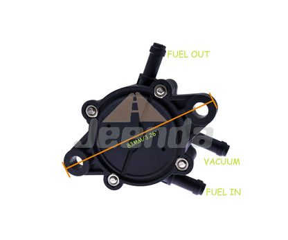 JEENDA Fuel Pump 16700-Z0J-003 16700-ZL8-013H 16700-Z6L-003H for Honda GX620 GC135 GC160 GC160A GC160LA GC160LE GC190A GC190LA GCV520U GCV530 GCV530U GS190A GX100U GX610K1 GX610R1 GX610U1
