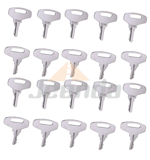JEENDA 20PCS 66711-55240 66711-55140 Key for Kubota B and L Series B20 B5100 B6100 B6200 B7100 B7200 B5200D B6200D B7200D B7200E B8200DP F2000 GL-3500 GL-4500S GL5500S G-6500S