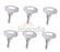 JEENDA 6PCS 66711-55240 66711-55140 Key for Kubota B and L Series B20 B5100 B6100 B6200 B7100 B7200 B5200D B6200D B7200D B7200E B8200DP F2000 GL-3500 GL-4500S GL5500S G-6500S