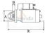 Free Shipping Starter Motor 23300-P5114 23300-00H10 23300-42L13 for NISSAN FORK LIFT 1976-