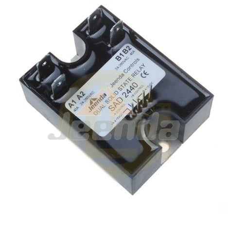 Dual Solid State Relay Sad2440 SSR 4-15vdc Input 280vac 40a Random Turn on