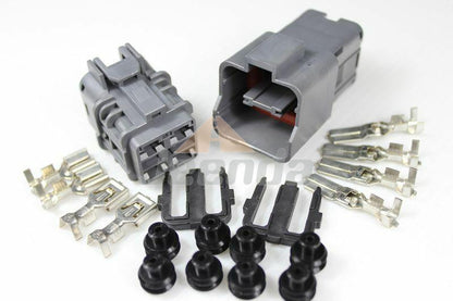 Free Shipping 4 Pins High Power Pgo Gmax Regulator Rectifier Connectors 1 Kit 14 Awg