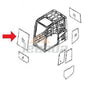 Free Shipping Front Upper Glass 20Y-54-38122 for Komatsu Dash 6 Series PC100-6 PC120-6 PC120LC-6 PC120LC-6E0 PC130-6