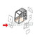 Free Shipping Front Lower Glass 20Y-54-36113 for Komatsu Dash 6 Series PC400-6Z PC450LC-6K PC300LC-6 PC210-6K PC120-6 PC100-6