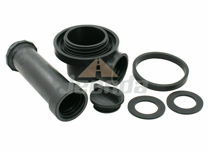 JEENDA Oil Filler Connection Seal Tube Kit 3921644 for 1989-19986 Cummins 5.9L 12 Valve BT Engine ISX Dodge Ram 2500 3500 Series Truck