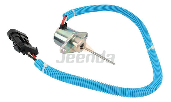Free Shipping Diesel Stop Solenoid SA-4298-T 1503ES-12A5SUC9S 12V with 3 Ternimals for Woodward 1500 Series Kubota V2203 Case 560