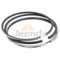 Piston Ring Kit 3837146 for VOLVO TWD1630G TAD1630G TAD1631G TAD1631GE